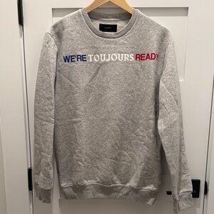 Zara - Cotton Sweatshirt - Gray - M